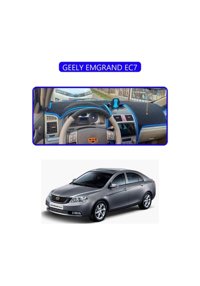 Geely Emgrand Ec7torpido Koruma Halısı Mavi Kenar