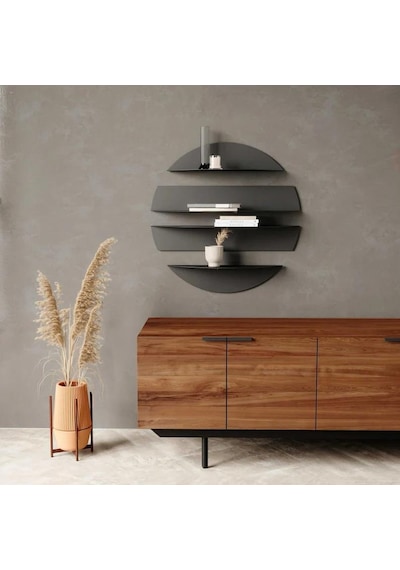 Yuvarlak Bölmeli 4 Parça Metal Mat Siyah Duvar Rafı Modern Dekoratif Metal Duvar Rafı, Daire 4'lü Siyah Dekoratif Antre Salon Oturma Odası Raf Siyah Yuvarlak Bölmeli 4 Parça Metal Mat Siyah Duvar Rafı Modern Dekoratif Metal Duvar Rafı, Daire 4'lü Siyah Dekoratif Antre Salon Oturma Odası Raf Siyah