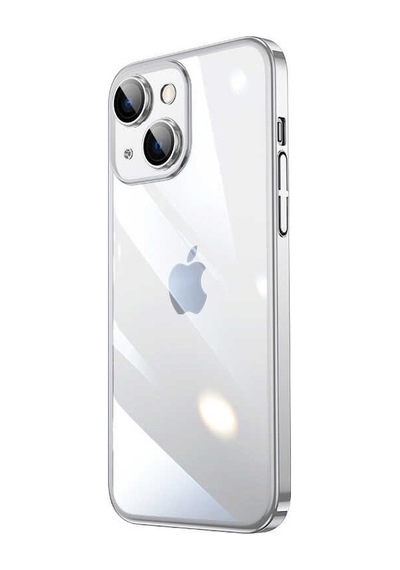 Apple Uyumlu iPhone 14 Kılıf Kenarları Renkli Kamera korumalı Renkli Sert Silikon Kapak