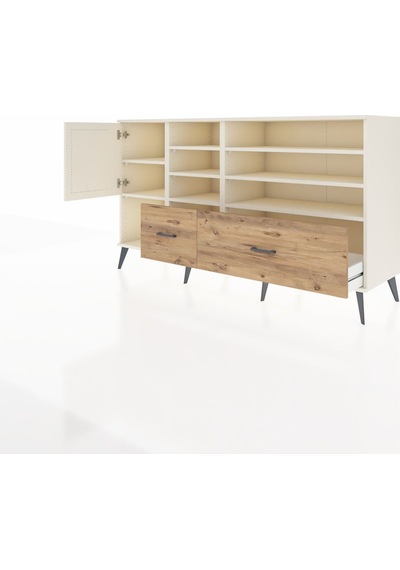 Kronos Konsol 8 Raflı 2 Çekmeceli Tek Kapaklı 176x59x99 Aytaşı-a Aytaşı-aytaşı/çam Kronos Konsol 8 Raflı 2 Çekmeceli Tek Kapaklı 176x59x99 Aytaşı-a Aytaşı-aytaşı/çam