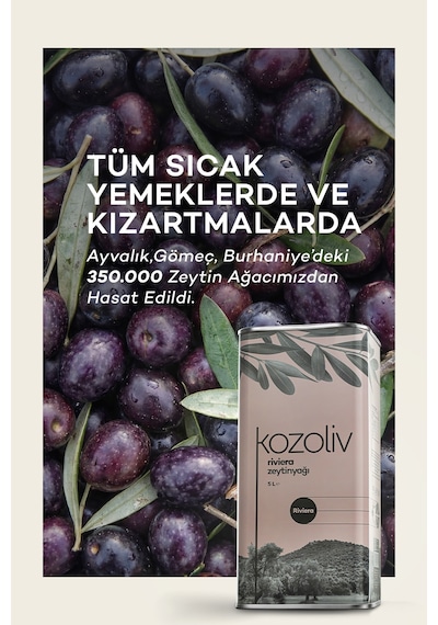 Kozoliv Riviera Zeytinyağı 5 L
