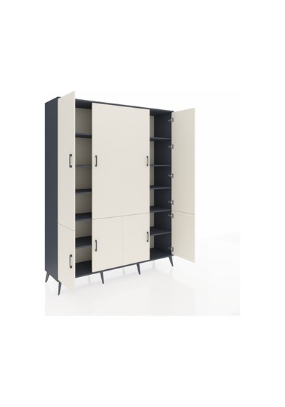 Hyperion Gardrop 10 Raflı 8 Kapaklı 176x44x221 Antrasit-aytaşı/antrasit Aytaşı/antrasit Hyperion Gardrop 10 Raflı 8 Kapaklı 176x44x221 Antrasit-aytaşı/antrasit Aytaşı/antrasit