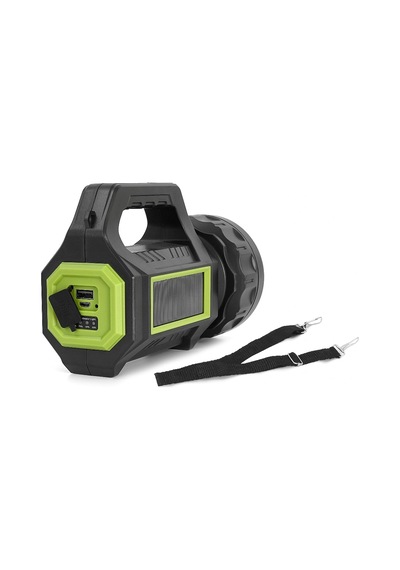 Ps-385 Şarjlı Spot Fener 30w Cob Led Solar Powerbank Özellikli Çok Renkli