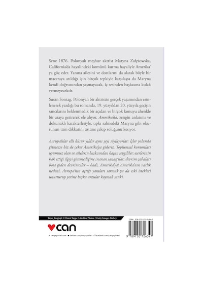 Amerika'da - Susan Sontag - Can Yayınları