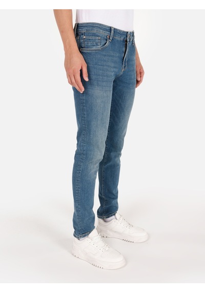 Colin's Colins 041 Danny Dar Kesim Düşük Bel Dar Paça Mavi Erkek Pantolon Cl1072792 Denim