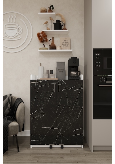 Asra Trend MK-11 %100 MDF 80x102 cm Çok Amaçlı Mutfak Kiler Dolabı Kapak İçi Raflı Kahve Köşesi Beyaz Royal Mermer Asra Trend MK-11 %100 MDF 80x102 cm Çok Amaçlı Mutfak Kiler Dolabı Kapak İçi Raflı Kahve Köşesi Beyaz Royal Mermer