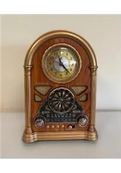 Everton Rt-719 Şarjlı, Saat Göstergeli Nostaljik Radyo Bluetooth-usb-sd-fm