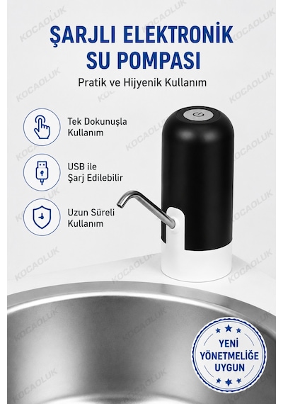 Yeni Yönetmeliğe Uygun Model Seyyar Lavabo Tekerlekli Mobil Lavabo Şarjlı Musluklu 10+10 L Hazneli Kurulu Beyaz
