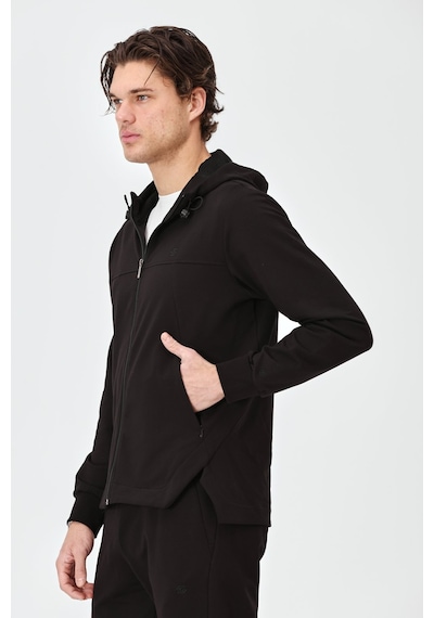 Shooter Sportswear Shooter Erkek Fermuarlı Kapüşonlu Gizli Cep Detaylı Eşofman Takımı Siyah Shooter Sportswear Shooter Erkek Fermuarlı Kapüşonlu Gizli Cep Detaylı Eşofman Takımı Siyah