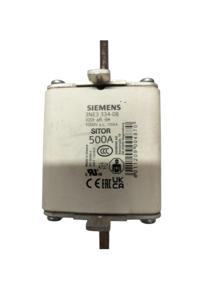 Siemens 3ne3334-0b 500a 2 Boy Sitor Nh Bıçaklı Sigorta