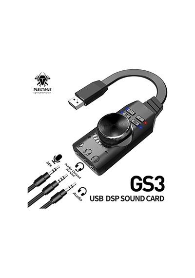 Usb Dsp Ses Kartı Pubg, Lol Ses Efektleri, Sanal 7.1 Kanal, Mikrofon Mute, 3.5mm Audio+mic Giriş, Plug And Play, Pc/