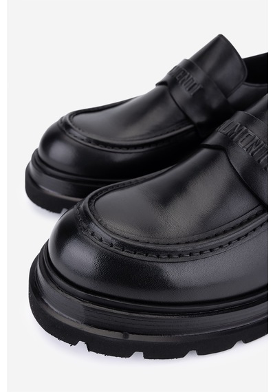 Valmenti Erkek Hakiki Deri Siyah Loafer Ayakkabı 886 2792 Erk Ayk Sk25-26 Sıyah Dr Siyah