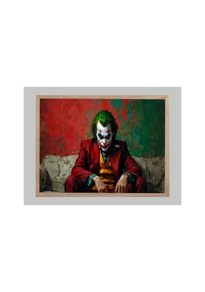 Poster Ahşap Çerçeveli Dekoratif Tablo Çok Renkli - 868787414 Çok Renkli