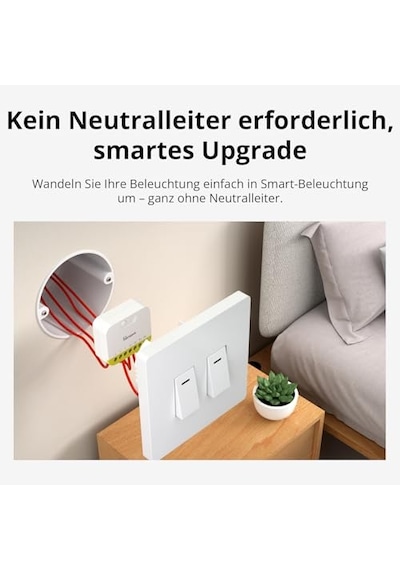 Mini-zb2gs-l Duo Nötrsüz Zigbee 2 Kanallı Akıllı Röle Mini-zb2gs-l