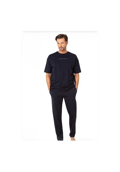 Pierre Cardin Penye Kısakol Pijama Takımlk-pc6086 Lacivert