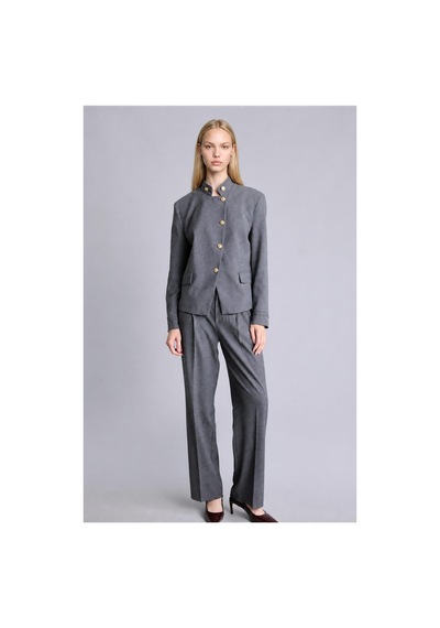 Defacto Regular Fıt Dik Yaka Blazer Ceket I3334ax26auar168 Antrasit-ar168