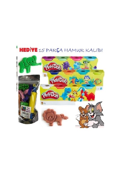 Play-doh 3 Kutu Oyun Hamuru Hediye Hamur Kalıbı