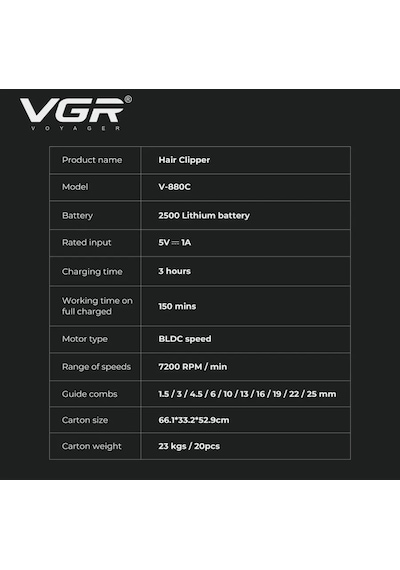Vgr Store V-880 Saç Kesme Makinesi 459251451