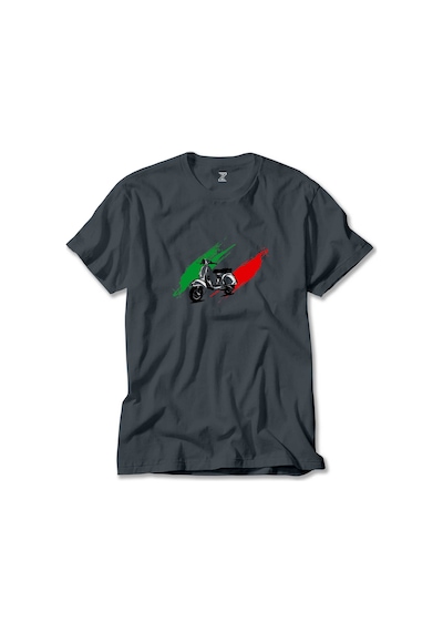 Vespa İn Italy Krem Tişört