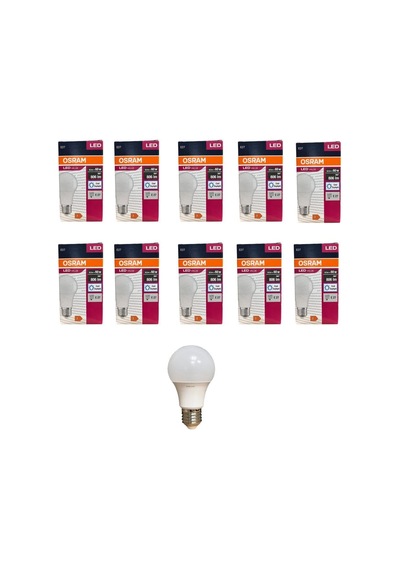 8.5 Watt Ampul 6500k E27-10 Adet Sku: Smg8690010149909 Açık Kahverengi