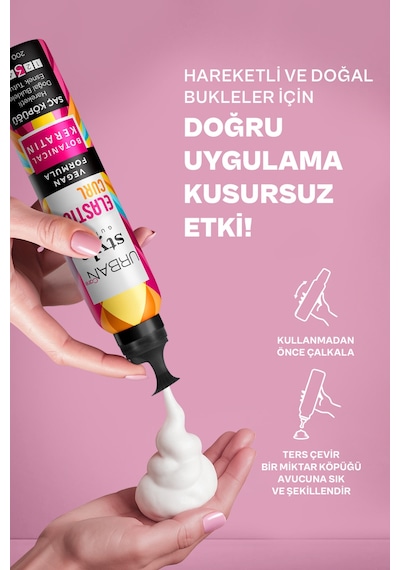 Urban Care Style Guide Vegan Elastic Curl Saç Köpüğü 200 ML