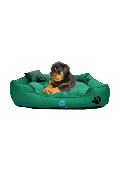 Mavi Vitrin İsme Özel Yıkanabilir Ultrasoft Küçük Irk Köpek ve Kedi Yatağı 50 x 40 CM