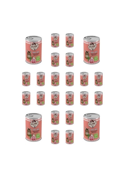 Tr 24 Adet Yetişkin Dana Etli Kıyılmış Kedi Maması 415 Gr 24'lü Pro Chef Konserve Yaş Mama