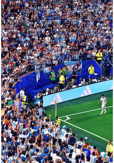 Lionel Messi The Goat Siyah Çerçeveli Motivasyon Tasarım Tablo 35x50 Futbol