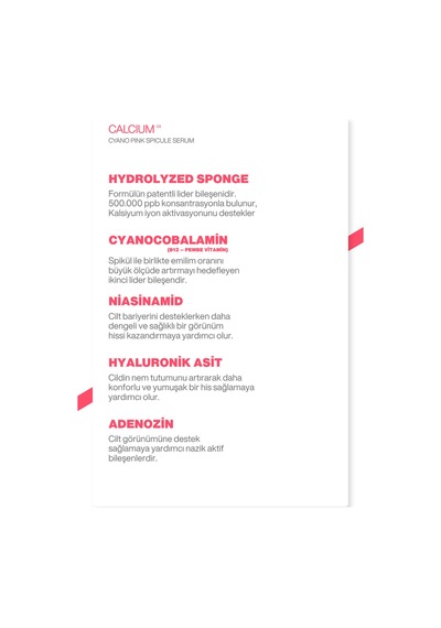 Kırışıklık Karşıtı Sıkılaştırıcı Calcıum + B12 İçerikli Serum 30ml
