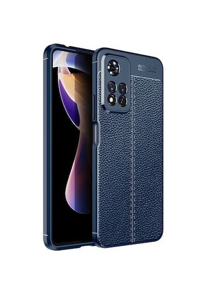 Xiaomi Redmi Note 11 Pro 5g Kılıf Deri Görünümlü Silikon Kamera Korumalı Üstün Koruma Pazarplus Siyah