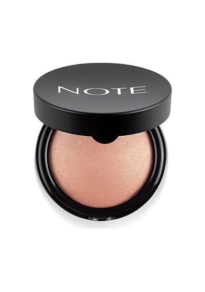 Baked Powder 02 Warm Işıltılı Bitişli Highlighter Toz Yüz Pudrası 0