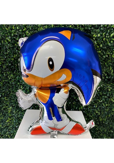 Tilki Sonic Folyo Balon Sonic Boom Konsept Folyo Balon 65 Cm 1 Adet çok renkli