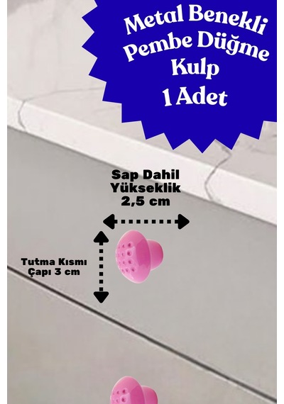Klc Metal Benekli Yuvarlak Pembe Düğme Kulp - Çocuk Odası, Mutfak Ve Dolap İçin Modern Çekmece Kulbu Benekli Pembe Benekli Pembe Klc Metal Benekli Yuvarlak Pembe Düğme Kulp - Çocuk Odası, Mutfak Ve Dolap İçin Modern Çekmece Kulbu Benekli Pembe Benekli Pembe