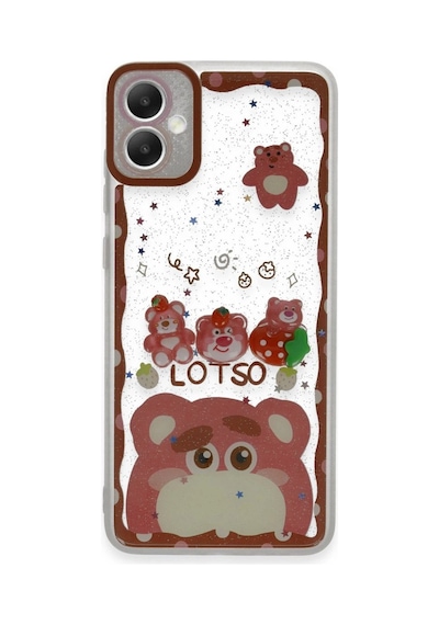 Samsung Galaxy A05 Kılıf Sweet Desenli Silikon Kapak - Pembe