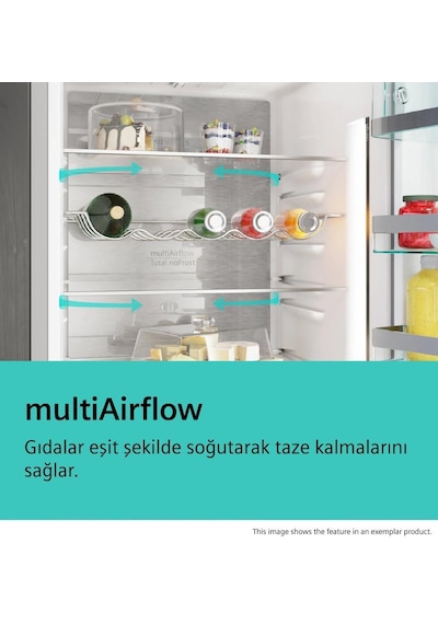 Siemens KD76NAWE1N 542 L Çift Kapılı No Frost Buzdolabı