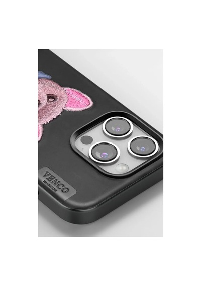 Magicool Venco Apple iPhone Uyumlu 16 Pro Cute Desenli Kapak - Lacivert