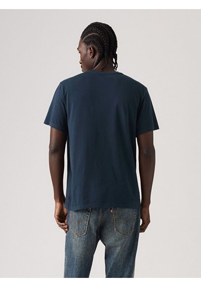 Levi's Erkek Relaxed Fit Mavi Tişört - A2082-0372