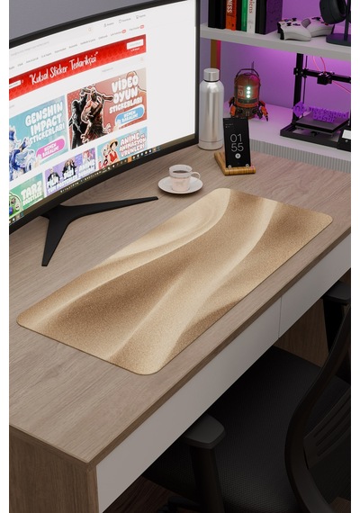 Kum Kaymaz Dikişli Kauçuk Oyuncu Mousepad V3 - 70x30 Xl Gaming Mouse Pad Fare Altlığı