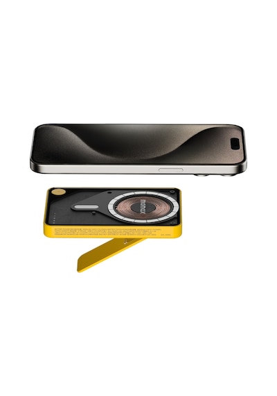 Momax IP131HKY Power X Pro+Magnetic Wireless 5000 mAh Standlı + USB-C Kablo Powerbank Sarı