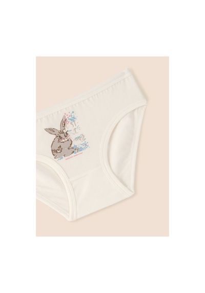Natuline Kız Çocuk Organik Pamuklu Likralı Külot Just Be Rabbit Yourself Rabbit 6'lı Paket Açık Mavi - Yeşil - Ekru Natuline Kız Çocuk Organik Pamuklu Likralı Külot Just Be Rabbit Yourself Rabbit 6'lı Paket Açık Mavi - Yeşil - Ekru