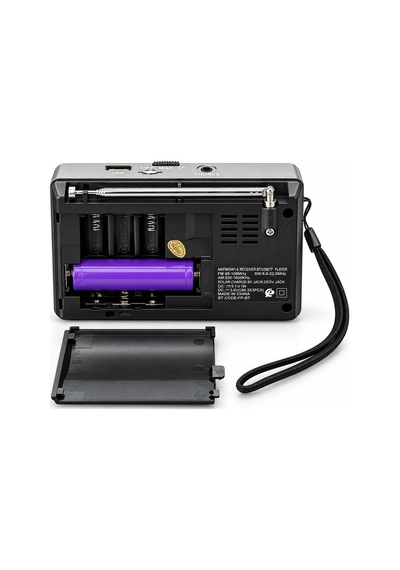 Fp-1781bt Mini Cep Radyosu Bluetooth Hoparlör Fm Radyo Led Işıklı Şarjlı Usb Micro Sd Mp3 Desteği Aux Kulaklık Çıkışı