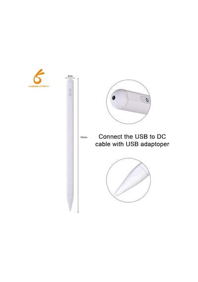Stylus Kalem - Tüm Apple Uyumlu iPad 'Lerle (Palm Rejection Sistemli)