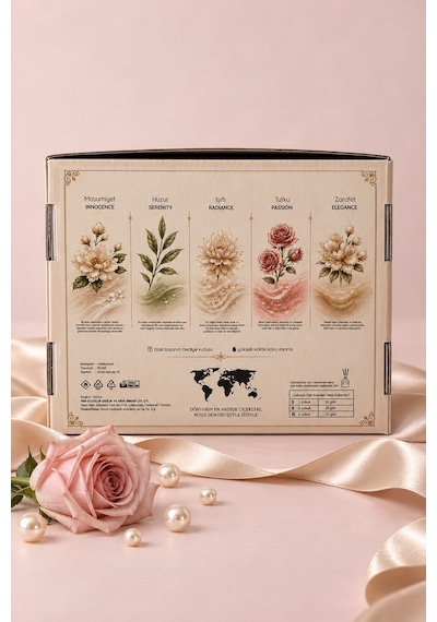 Rosie Kadının Hikâyesi 5 Li Çubuklu Oda Kokusu Hediye Seti 5 X 50 Ml Özel Tasarım Koleksiyon Fresh