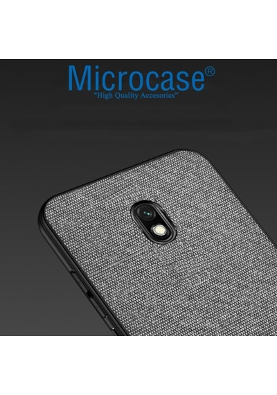 Microcase Xiaomi Redmi 8A Fabrik Serisi Kumas & Deri Desen Kilif 396598826