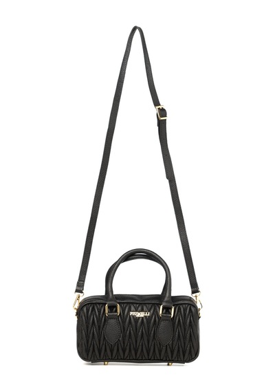 D28 Black Portföy Çantası Kadın Cecıle Piumelli Milano Bag D28 Black
