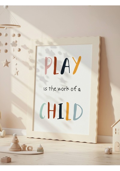 Play Child Dijital Baskı Poster V2 Çerçevesiz