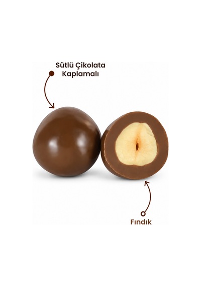 Sütlü Çikolatalı Fındık Draje 100 G