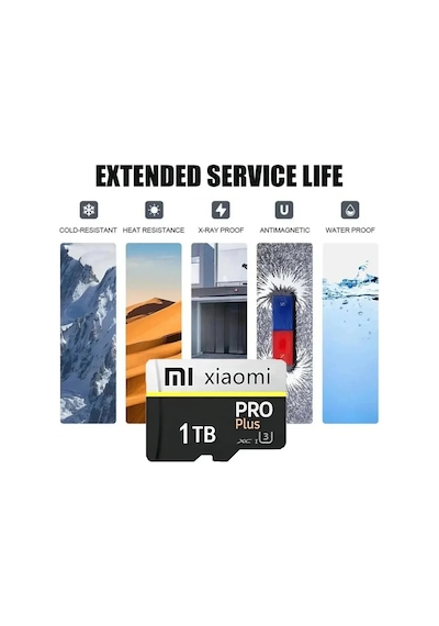 Xiaomi Gerçek Kapasiteli Sd Hafıza Kartı 2 Tb Mikro Tf Kart 1 Tb 512 Gb Mikro 2tb