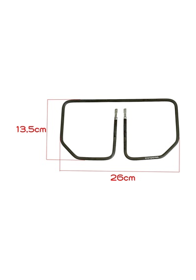 King İle Uyumlu Tost Makinesi Rezistansı - 110v 900w - 25cm-14cm Bir Çok Marka