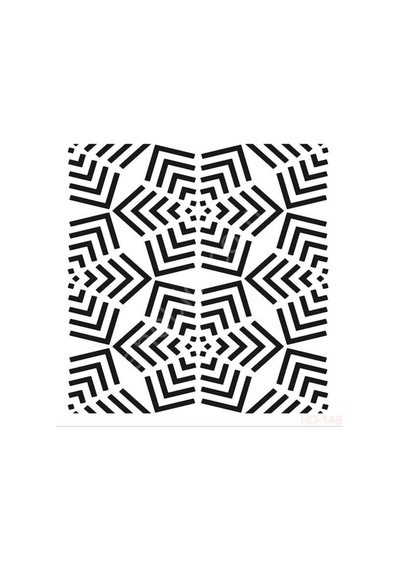 Hd148 Cadence Home Dekor Stencil 45X45
